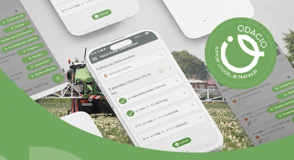 ODACIO, registre phyto numérique et gestion parcellaire !