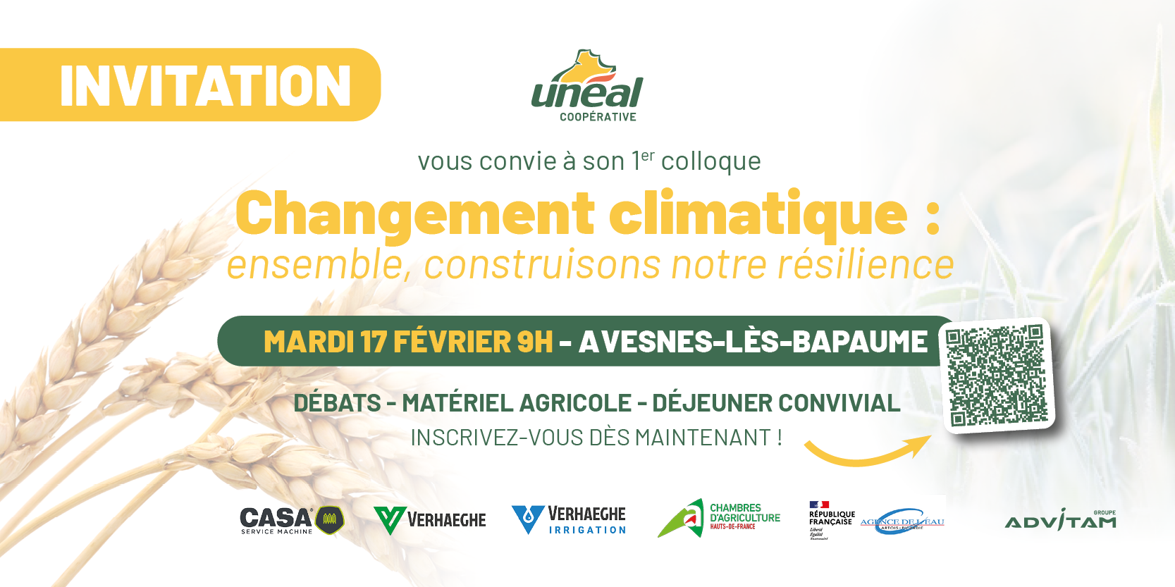 Colloque "Changement climatique", un &eacute;v&egrave;nement &agrave; ne pas manquer !