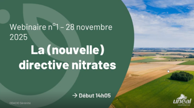 La nouvelle directive nitrates &ndash; Replay du webinaire du 28 novembre